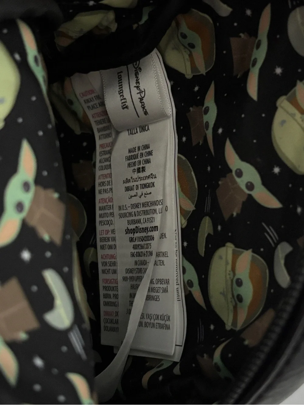 Loungefly Disney Parks Star Wars Grogu Wristlet Belt Bag